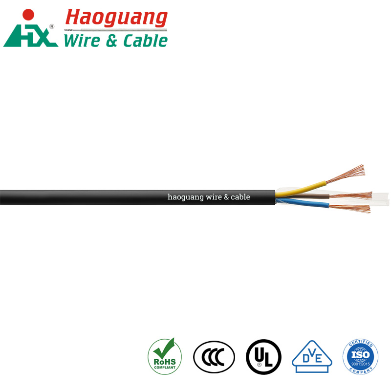 3C 60227 IEC 52 (RVV) PVC Insulated Multi Core Cable